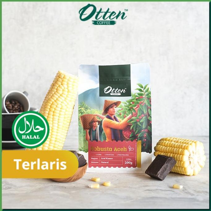 

[ COD ] Kopi Robusta Aceh Gayo 200g TERBARU Kode 1239