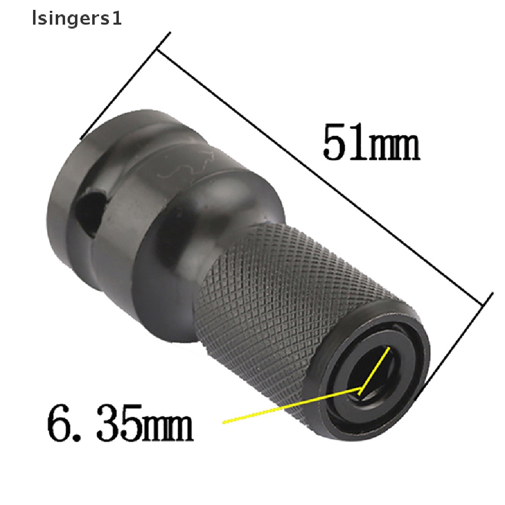 (lsingers1) Kunci Pas ratchet hex 1 / 2 &quot;Ke 1 / 4&quot;