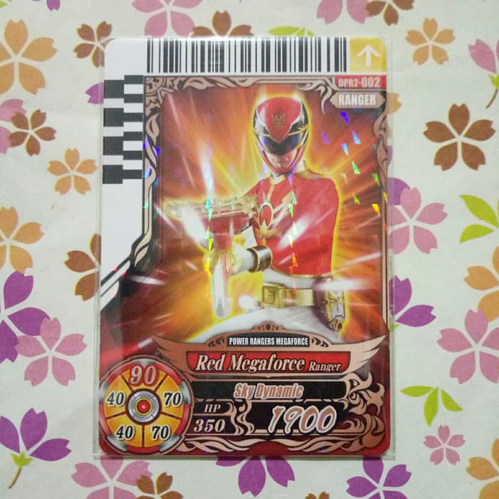power ranger card battle bronze ranger red megaforce v2