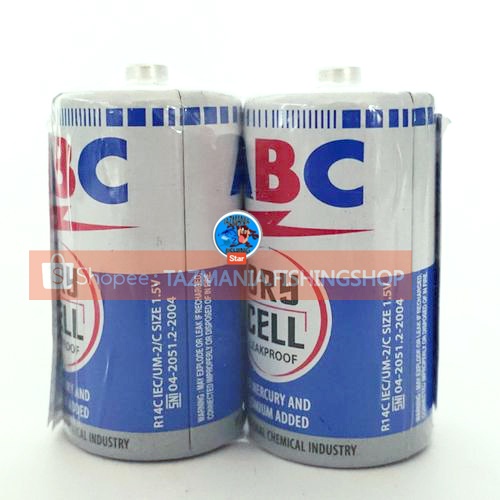 Batu Baterai ABC Besar / Battery ukuran D