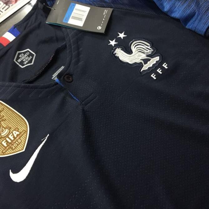 Bcif Jersey Baju Bola Prancis / France Home World Cup 2018 Grade Ori Qdf5