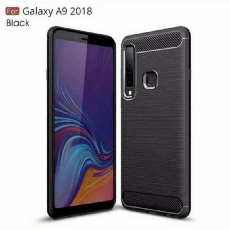 Samsung A9 2018 soft case silikon carbon