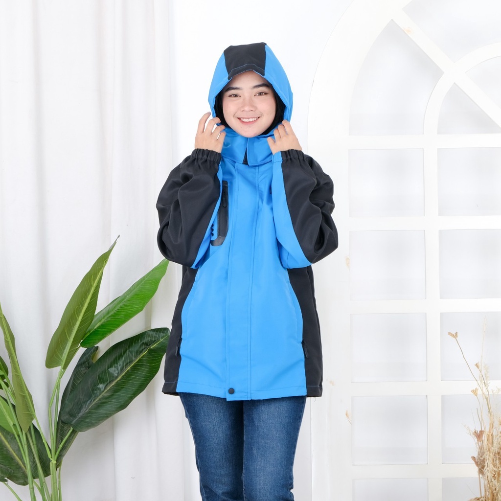 TURUN HARGA ! Jaket Outdoor Pria Waterproof Anti Angin Jaket Pria Parka Pria Wanita Taslan Jaket kasual Pria Terbaru Original Sensor Murah Original Premium