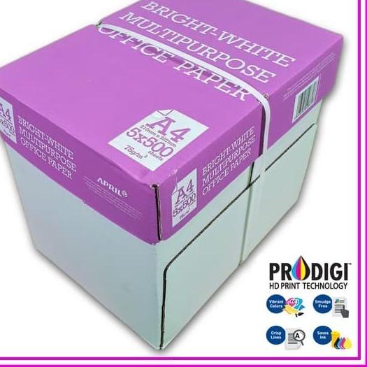 

➥ PAPER ONE A4 75 GRAM GSM / KERTAS HVS / KERTAS PRINT / KERTAS FOTOKOPI - MERK BEBAS A470 ◊