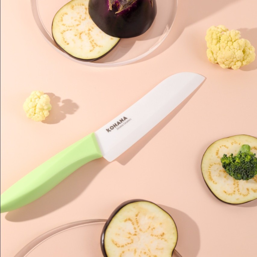 Kohana Ceramic Cook's Knife Pastel Green