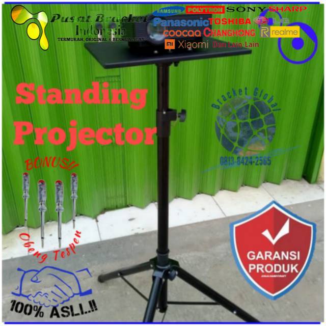 Bracket Standing Projector Tinggi Adjustable hingga 2 meter  Super Premium Quality