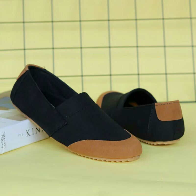 SEPATU CASUAL SLIP ON PRIA ORIGINAL KOJO KEN HITAM HIJAU MERAH NAVY GAYA TRENDY TERBARU MURAH TERLARIS Slip On Pria Mules Kasual Kanvas