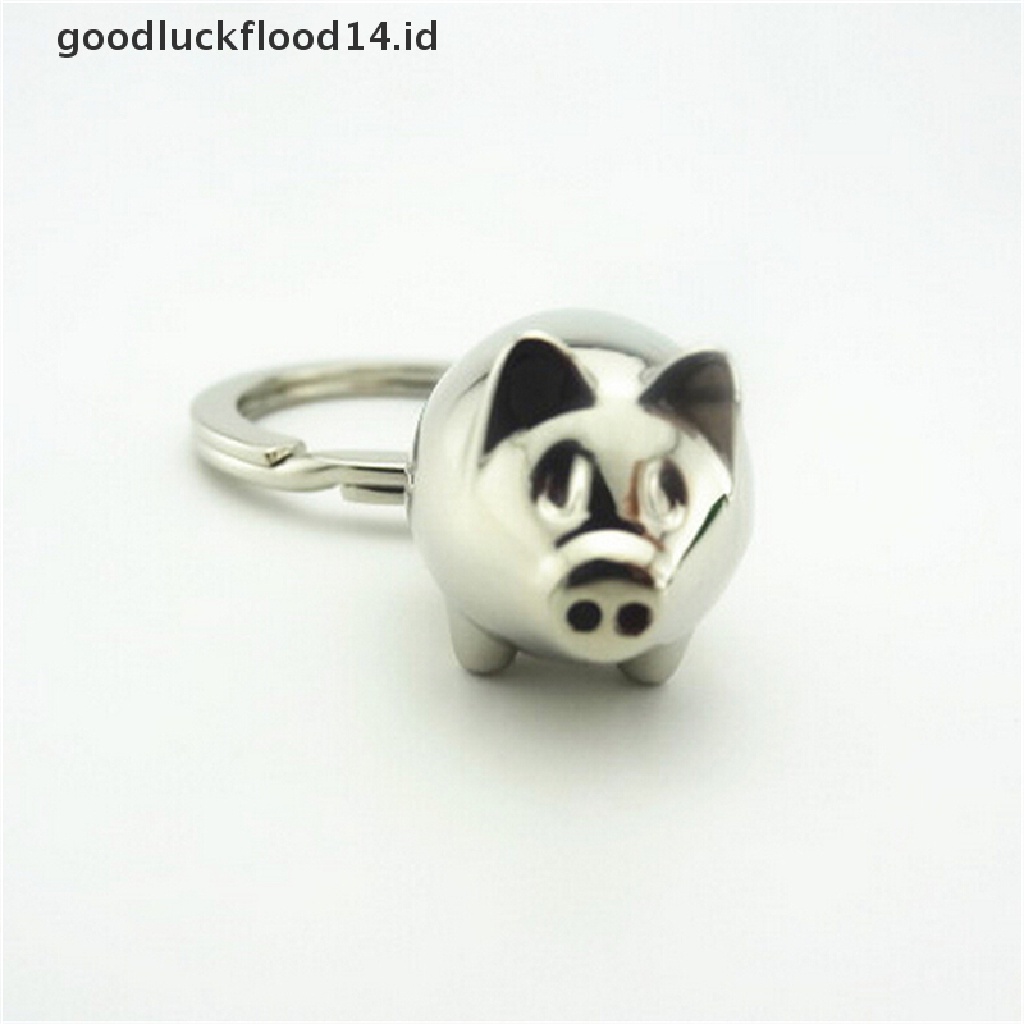 [OOID] 1Pcs Lovely Mini Pig Keychain Keyring Keyfob Cute Gift Ring Charm Decoration ID