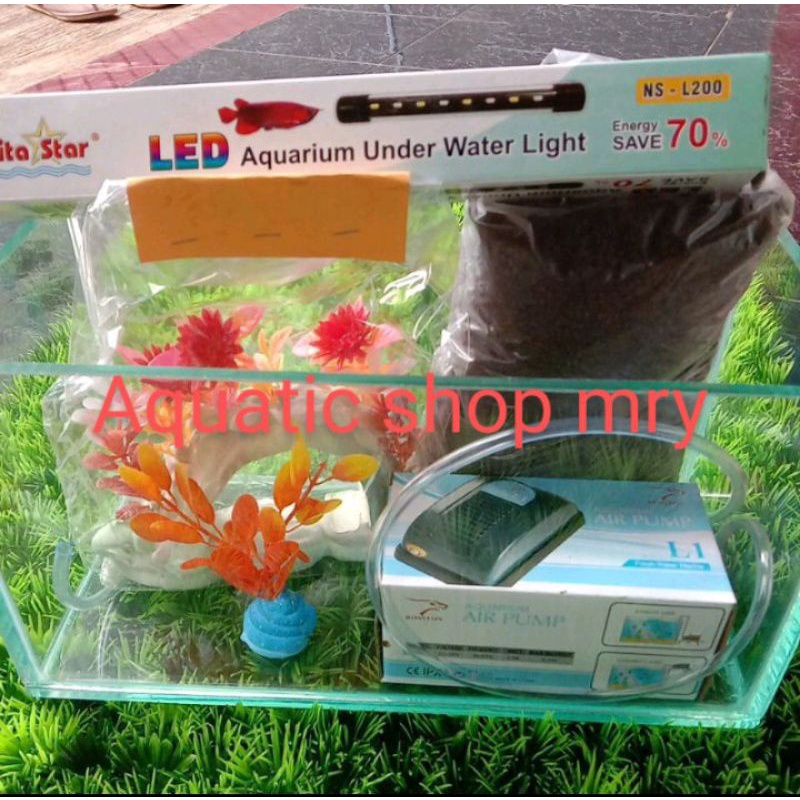 Aquarium 30x20x15 paket