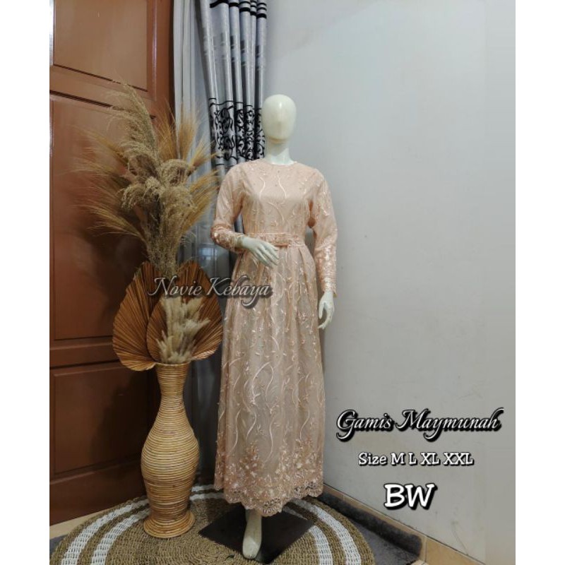 gamis cantik maymunah novie kebaya