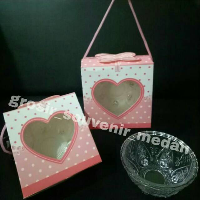 Souvenir Mangkok Kaca / Souvenir Mangkok Bola / Souvenir Medan
