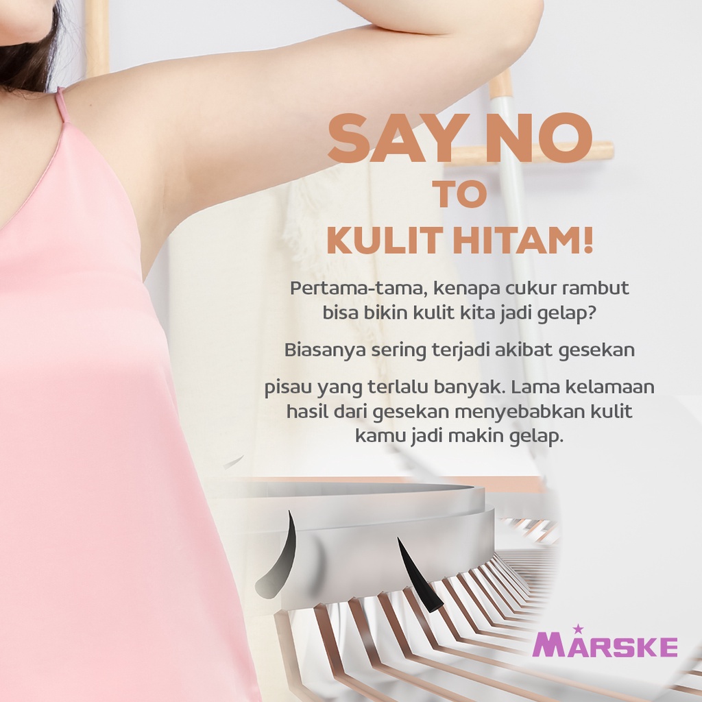 MARSKE - 1 SET | ALAT CUKUR ELEKTRIK / SHAVER WANITA (RAMBUT KETIAK, AREA KEMALUAN / MISS V, BULU TANGAN, KAKI, ALIS, WAJAH, HIDUNG, TELINGA)