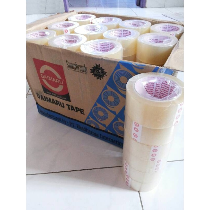 

LAKBAN DAIMARU BENING | LEBAR 2" | PANJANG 90YARD |