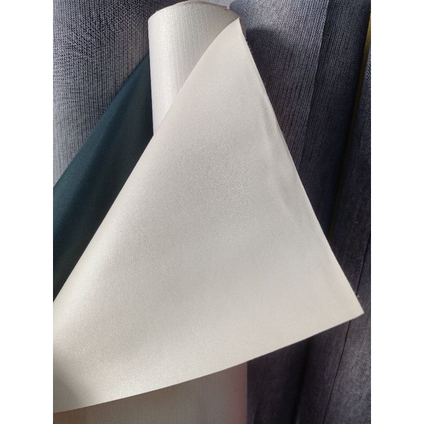 KULIT SINTESIS/KULIT IMITASI MOTIF POLOS bisa buat perlak bayi-Cream muda