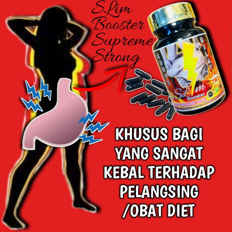 KURUS KILAT SLIM BOOSTER SUPREME STRONG Pelangsing Badan Obat Diet Herbal Ampuh No Herballife