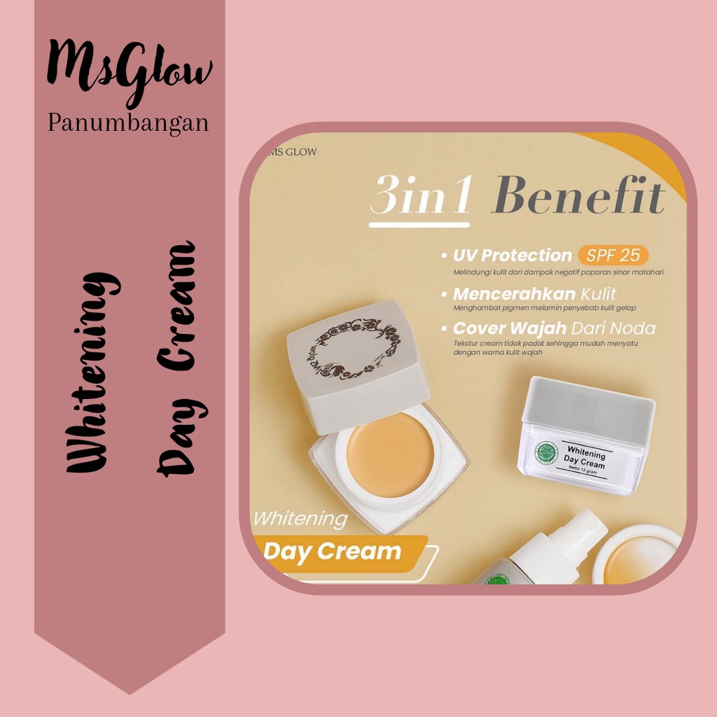 Ms Glow Day Cream | cream siang Ms Glow