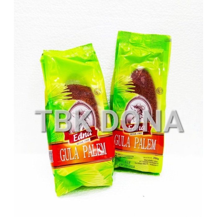 

edna gula palem 200 gr - coconut brown palm sugar tokomaju1625