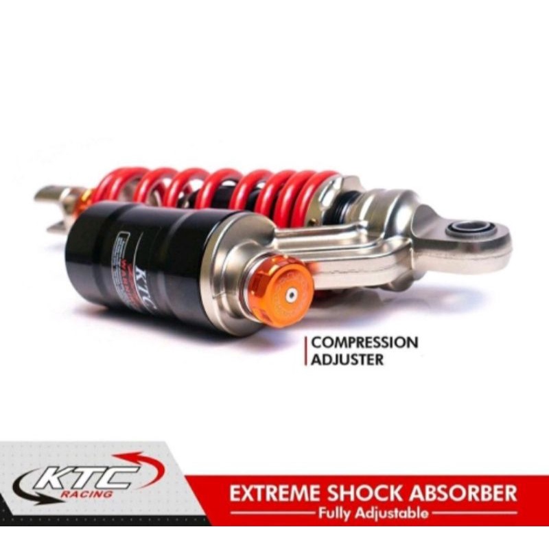 Shockbreaker KTC EXTREME Tabung matic Stelan klick rebound 300mm 325mm Shock Tabung Ori KTC Racing