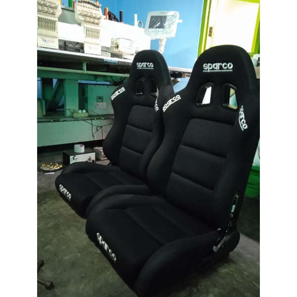 Jok Racing Sparco Hitam