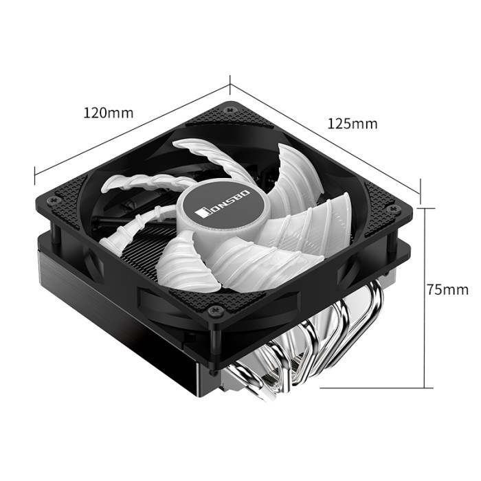 JONSBO CR-701 CPU Fan Cooling / HSF Cooler