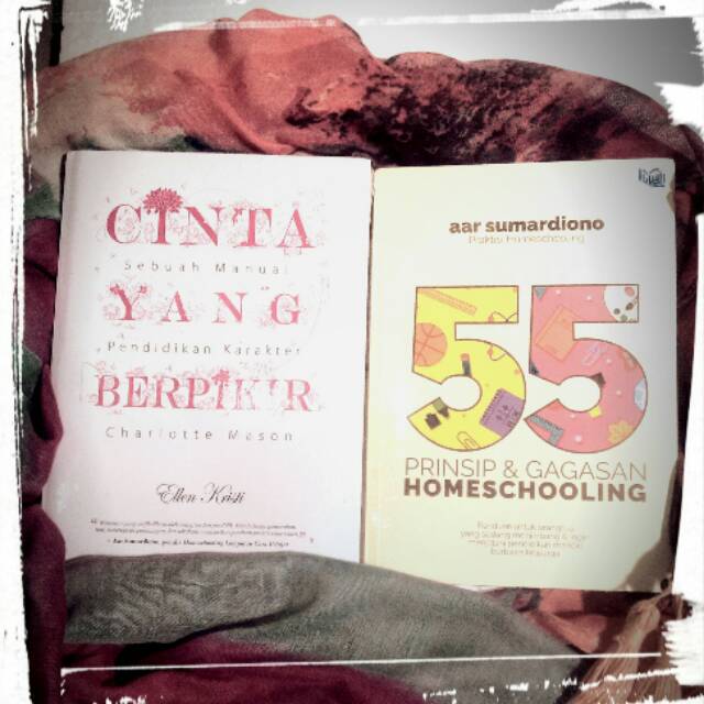 Promo bundling Homeschooling books : 55 Prinsip dan Gagasan Homeschooling + cinta yang Berpikir