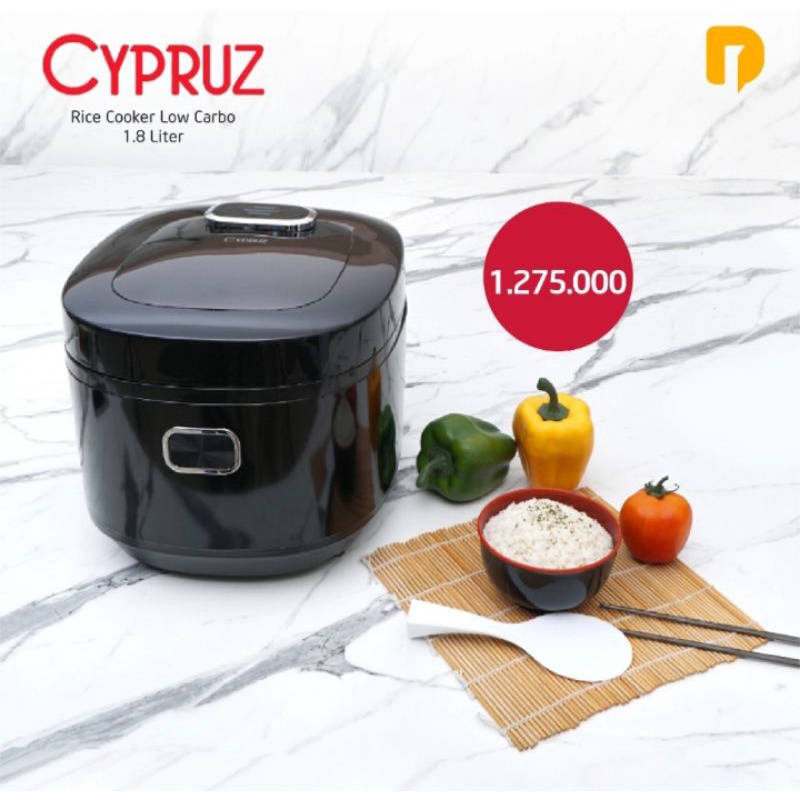 Cypruz - Rice Cooker Low Carbo 1,8L