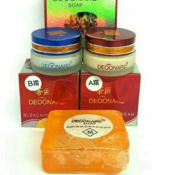Top Produk PAKET CREAM DEONARD MERAH/BLEACHING/RED 20gr + sabun kl1 ...