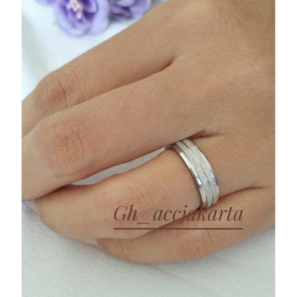 Cincin - isi 1 pcs - Cincin titanium staeinless - Cincin cowo - cincin cewe