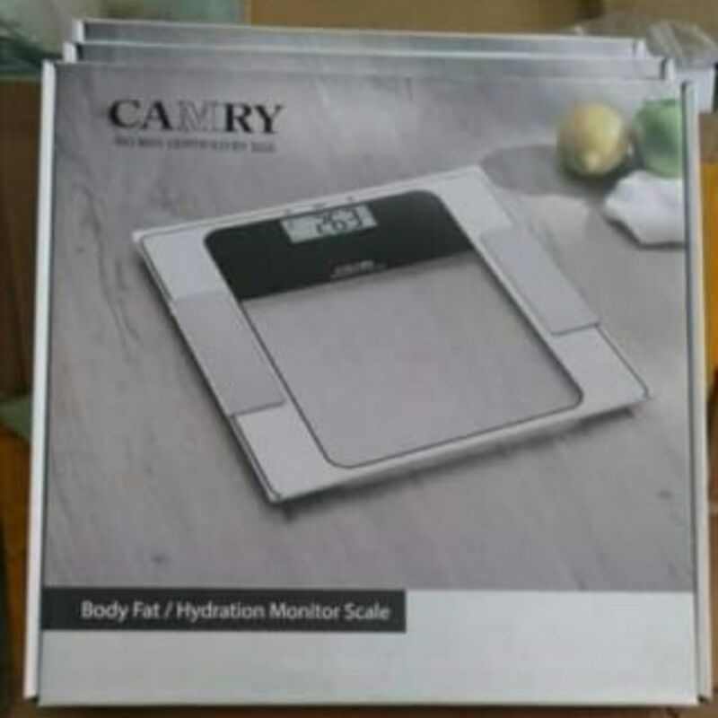 CAMRY TIMBANGAN BODY FAT HYDRATION MONITOR SCALE EF 973 MANTAP ASLI TERJAMIN