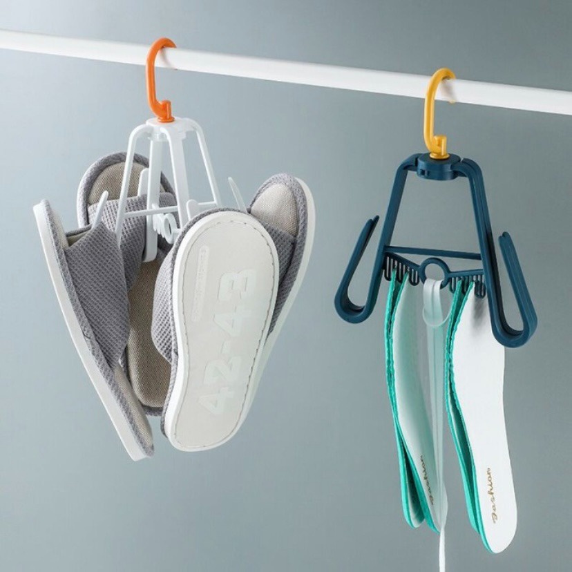 Hanger Sepatu Gantung 4 in 1 Foldable Jemuran Sepatu