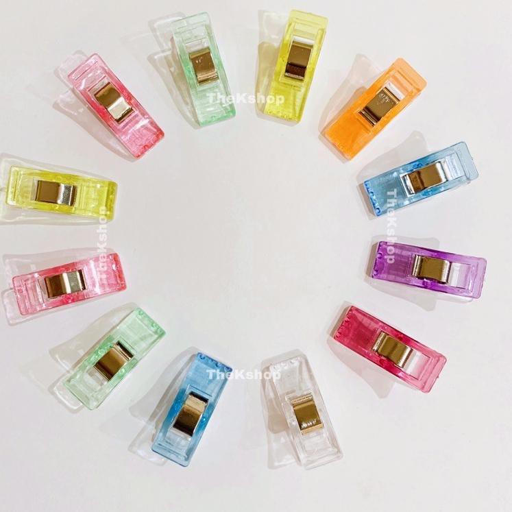 

Murmer!!-89 Wonder Clip 1 LUSIN / 12pcs / Klip Jahit WARNA WARNI / Clips kain Menjahit Tepi Kain