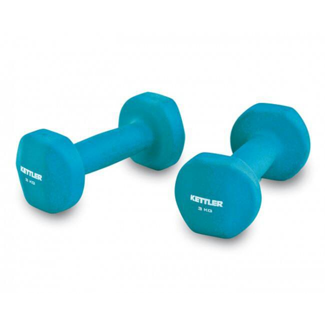 barbel kettler Dumbell Neoprene(6Kg/Pair) Blue ORIGINAL KETTLER