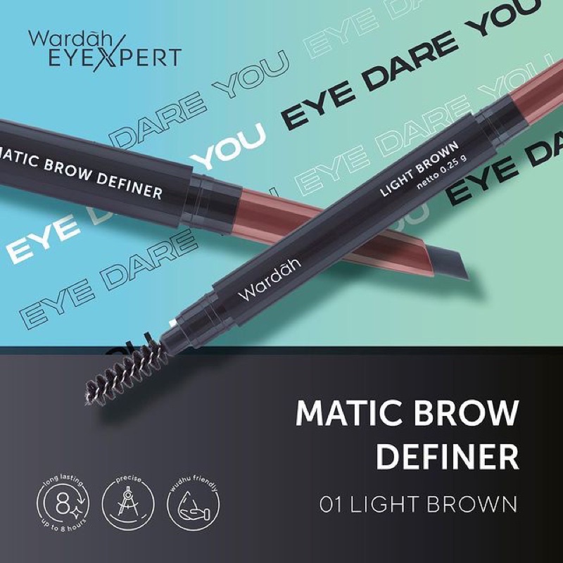 Wardah Eyexpert Matic Brow Definer - Eyebrow Matic - Pensil Alis