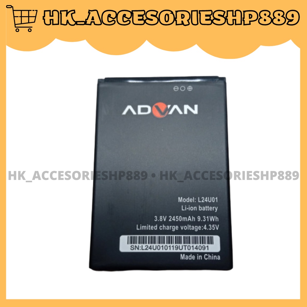 Baterai Advan i6c L24U01 Batre Advan S6 Plus LT24T01 Original Batre Battery Batere