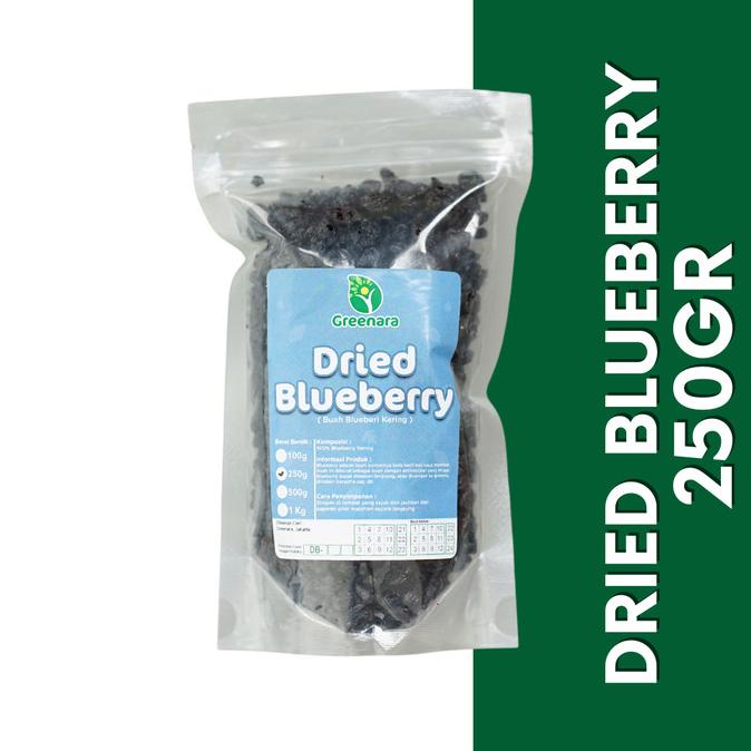

MAKANAN BEKU / DRIED BLUEBERRY 250GR - BLUEBERRY KERING 250 GRAM NON COD