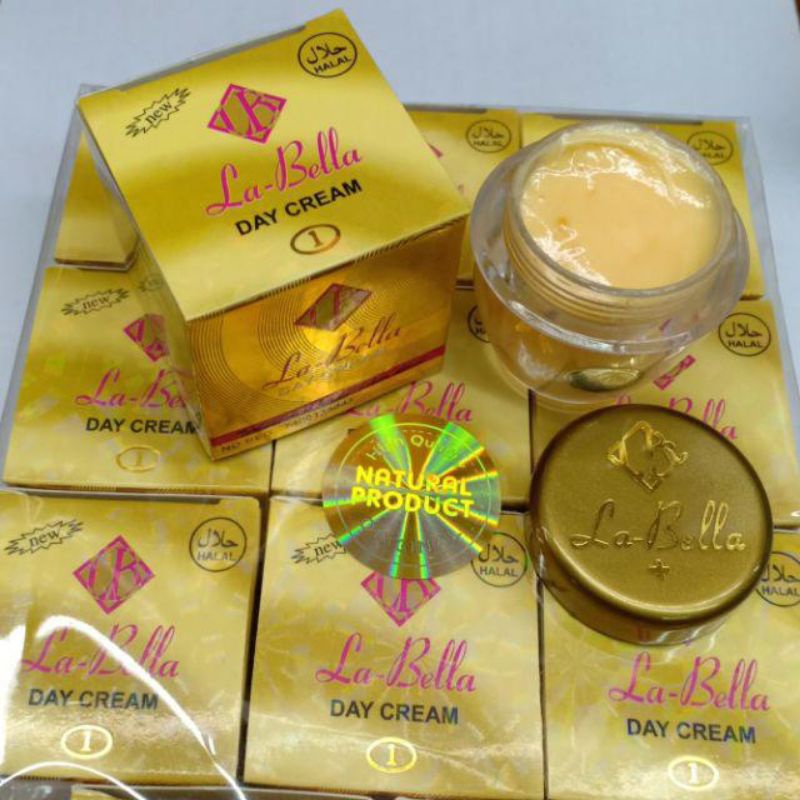 Cream labella+ gold asli original 12.pcs ( holo asli )