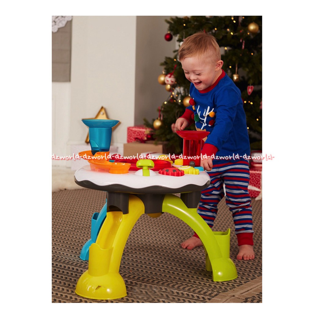 ELC Little Senses Light And Sounds Activity Table Mainan Belajar Suara Mainan Belajar Tegak Berdiri Jalan untuk Bayi Edukasi Warna Musik