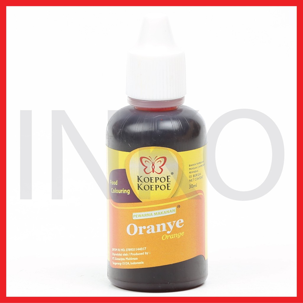 

KOEPOE PEWARNA MAKANAN ORANYE ORANGE 30ML