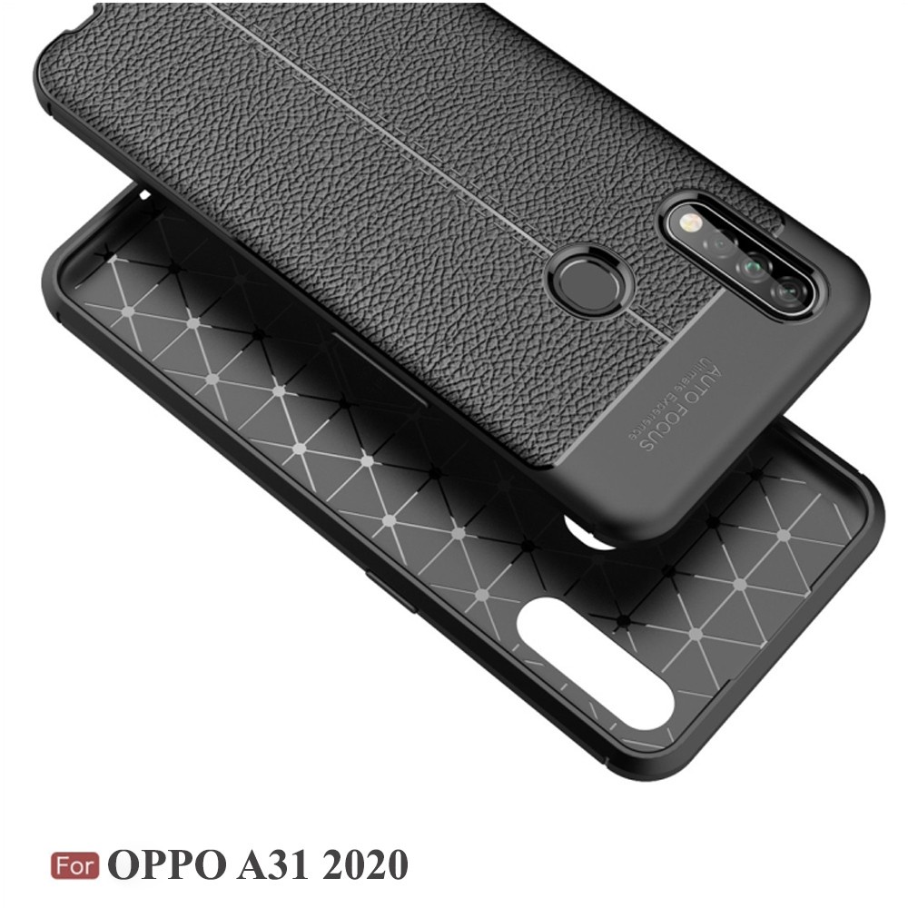 Autofocus Case Oppo A31 2020 Softcase Hitam Polos