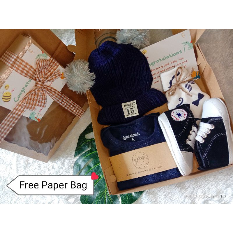 Hampers bayi / Hampers new born / Hampers jumper BAYI / HAMPERS JUMPSUIT BAYI /HAMPERS BAYI COWOK / KADO LAHIRAN / HAMPERS BAYI LAKI LAKI / KADO BAYI-Jumper navy