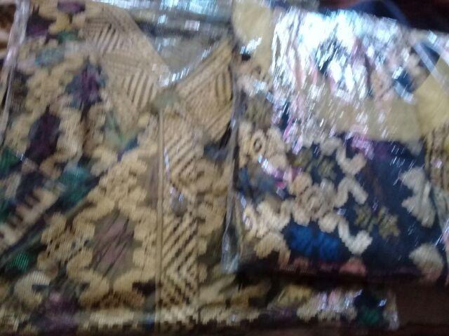 Setelan Batik Couple Keluarga Maya Panjang