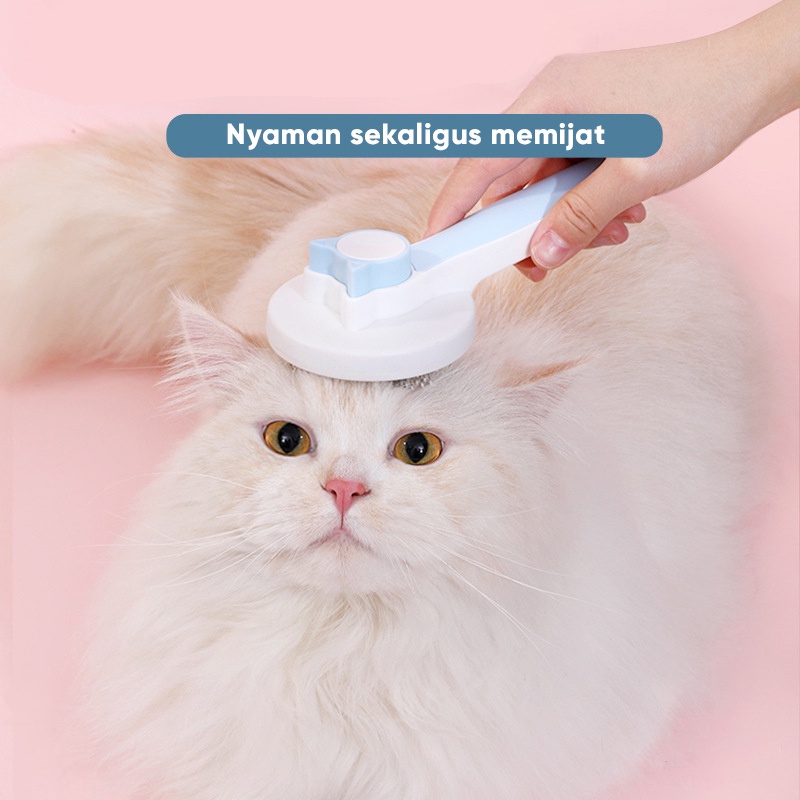 Pet’ oPedia Hair Removal pet jarum sisir pet sisir sikat hair removal sikat hair removal pet grooming sisir kucing dan anjing sisir hewan peliharaan persediaan hewan peliharaan sisir