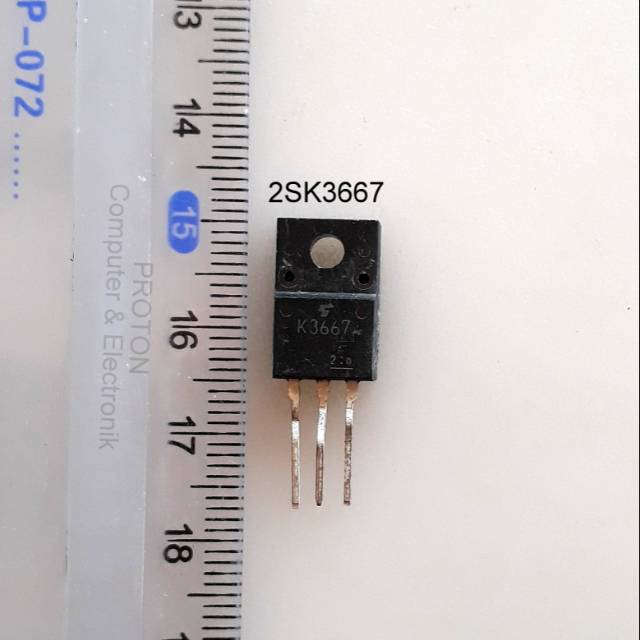 N-Channel Power Mosfet K3667 2SK3667 7.5A 600V 30A max pulse 45W TO-220 . Fet Transistor  Regulator