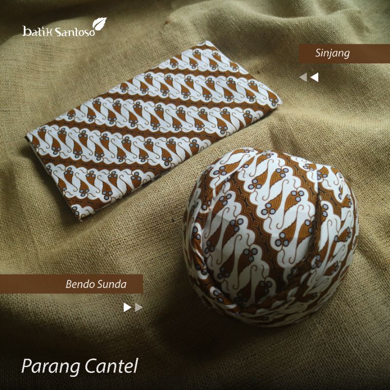 Batik Santoso Parang Cantel - Bendo Sunda dan Sinjang