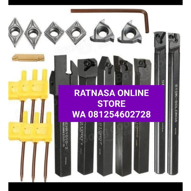 insert set pahat bubut holder