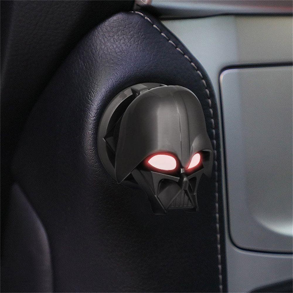 Lanfy Penutup Tombol Start Mobil Zinc Alloy Car Interior Accessorie Car Ignition Stickers Push Button Dekorasi Mobil Saklar Penutup Mesin Pengapian Cover