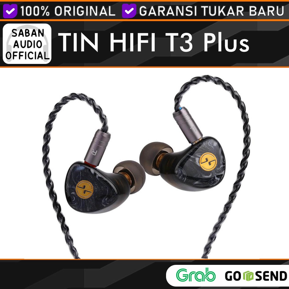 TIN HIFI T3 PLUS 10mm Liquid Crystal Polymer Diaphragm Earphone