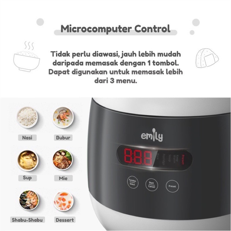 emily rice cooker 1.2L