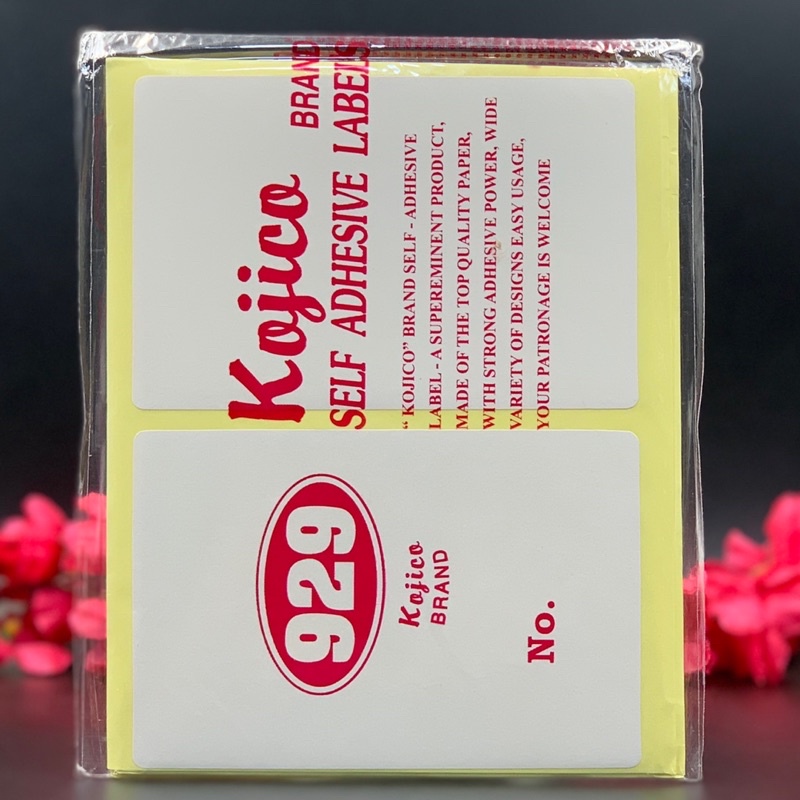 

Kertas label KOJICO 78 x 118mm