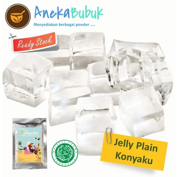 

&<&<&<&] Bubuk 7 Powder - Jelly rasa Plain - (Konyaku) 1kg